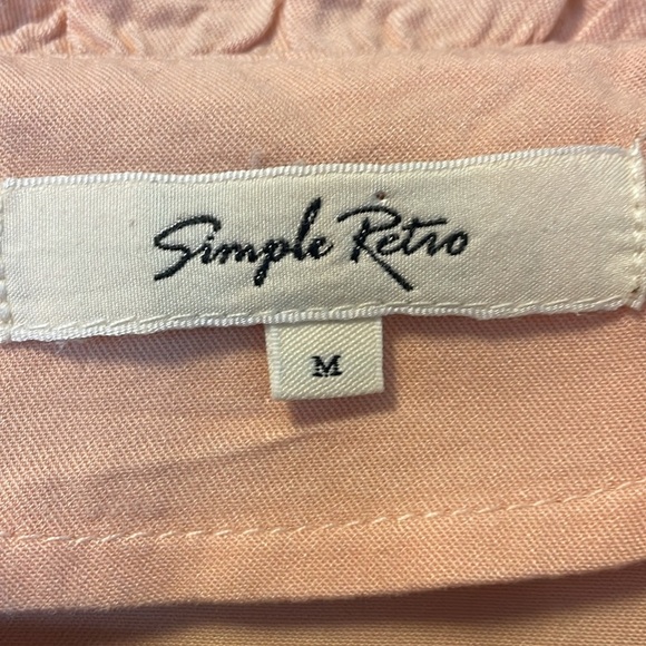 NWOT Simply Retro Strawberry Embroidered Blouse - Picture 5 of 7